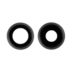 Replacement for iPhone 11 Rear Camera Holder with Lens - Black