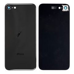 Back Glass with Camera Holder For iPhone SE 2nd - Space Gray