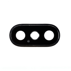 For iPhone Xs/Xs Max Rear Facing Camera Lens with Bezel- Space Gray