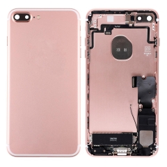 Back Housing With Parts For iPhone 7 Plus (Rose Gold) (Original Pull) (Grade A)