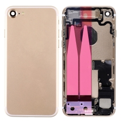 Back Housing With Parts For iPhone 7 (Gold) (Original Pull) (Grade A)