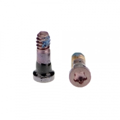 Replacement for iPhone 7& 7 Plus Bottom Screw Set- Rose Original