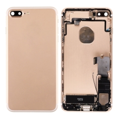 Back Housing With Parts For iPhone 7 Plus (Gold) (Original Pull) (Grade A)