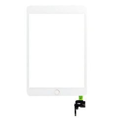 OEM iPad Mini 3 Digitizer Touch Screen White (Gold Home Button)
