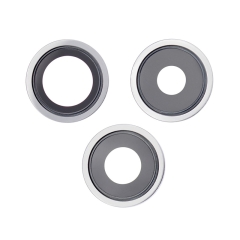 Replacement for iPhone 13 Pro/13 Pro Max Rear Camera Holder with Lens - Silver Original