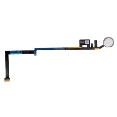 Replacement for iPad 5/iPad 6 Home Button Assembly with Ribbon Flex Cable  - White Original