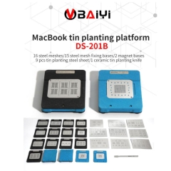 DS-201B MacBook Reballing Jig with Stencils