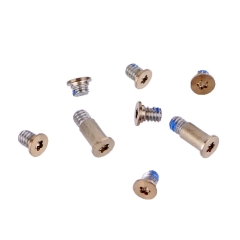 For Macbook Retina 12" A1534 Bottom Case Screw Set 8pcs (Early 2015 - Mid 2017)- Gold