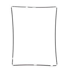 Screen Bezel For IPad 2 (Black)