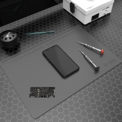 2UUL Heat Resisting Silicone Pad with Anti Dust Coating 40 X 28cm (Gray)