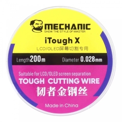 MECHANIC iTough X LCD OLED Screen Cutting Wire 200mx 0.028mm