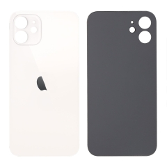 Back Glass For iPhone 12 Mini - White