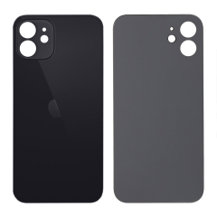 Back Glass For iPhone 12 Mini - Black