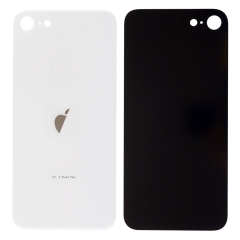 Back Glass For iPhone SE 2nd - Silver