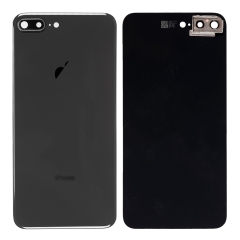 Back Glass with Camera Holder For iPhone 8 Plus - Space Gray