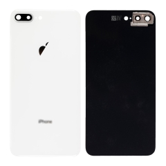 Back Glass with Camera Holder For iPhone 8 Plus - Silver