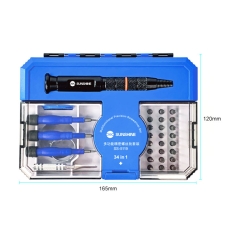 SUNSHINE SS-5119 34 in 1 Multi-function S2 Alloy Steel Precision Screwdriver Set