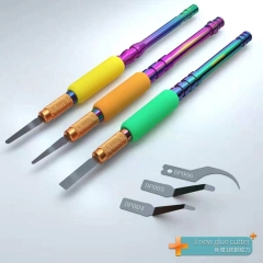 Mijing Phantom Knife 3 in 1 Blade Handle Set IC Glue Removal Tool