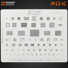 Amaoe IP12-IC BGA Reballing Stencil For IPhone 12/Pro/MAX/Mini