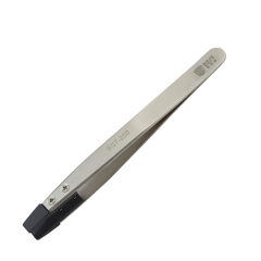 BST-250 ESD Carbon Fiber Plastic Stainless Steel Tweezes