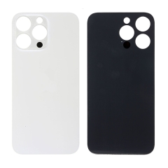 Back Glass For iPhone 14 Pro Max - Silver