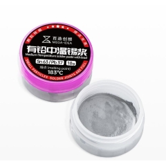 MEGA-IDEA Medium Temperature Solder Paste with lead 18g (183°C)