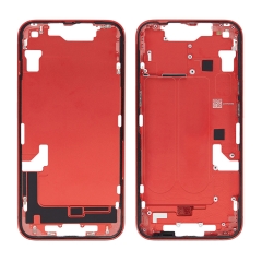 Middle Frame For iPhone 14- Red OEM