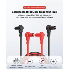 Best Bst-040-JP 2000V 20A Double Head Banana Plug Digital Multimeters Test Leads