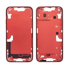 Middle Frame For iPhone 14 Plus- Red OEM