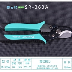 Pro'sKit SR-363A / SR-363B 2-in-1 Multifunctional Coaxial Cable Cutter