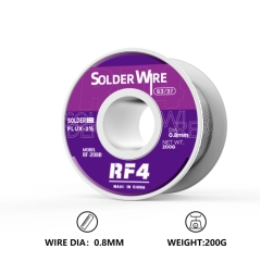 RF4 RF-208D 200g 0.6mm 63%Sn Lead-Free Rosin Core Solder Tin Wire