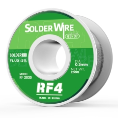 RF4 RF-203D 200g 0.3mm 63%Sn Lead-Free Rosin Core Solder Tin Wire