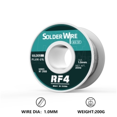 RF4 RF-210D 200g 1.0mm 63%Sn Lead-Free Rosin Core Solder Tin Wire