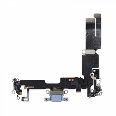 Charging Port Flex Cable For iPhone 14 Plus- Blue