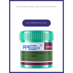PPD Lead-free Solder Paste 50g (138°C / 158°C / 183°C / 217°C)