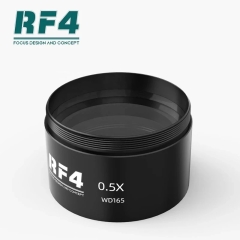 RF4 0.48X 0.5X 0.7X Stereo Microscope Auxiliary Objective Lens Barlow Lens