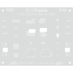 MiJing iPH-14 Dot Projector BGA Reballing Stencil for iPhone X-11 Pro Max