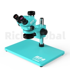 RF4 RF-7050TVP 7-50X Trinocular Synchronous Stereo Microscope With LED Lights
