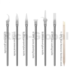 Gtoolspro 7-in-1 BGA CPU Chip Glue Remove Pry Knife Set