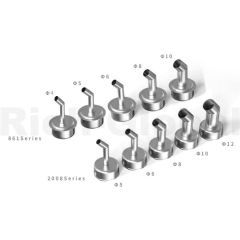 45° Beveled Direct Blowing Hot Air Nozzles for Quick 2008 Hot Air Gun
