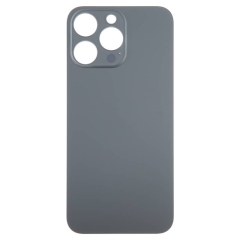 Back Glass For iPhone 15 Pro Max - Black