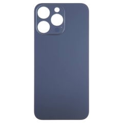 Back Glass For iPhone 15 Pro - Blue Titanium