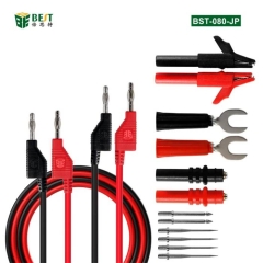 BST-080-JP 14-in-1 2000V / 20A Assembled Stacked Banana Plug Test Line Set