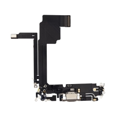 Charging Port Flex Cable For iPhone 15 Pro- Natural Titanium