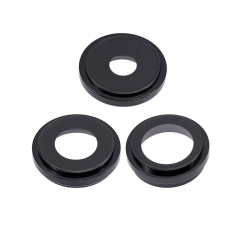 Rear Camera Lens w/ Rings For iPhone 14 Pro / 14 Pro Max (Space Black) (Premium)
