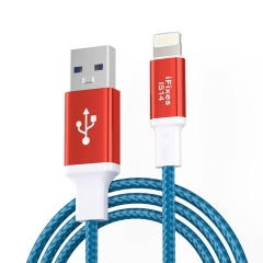 iFixes iS14 Lightning to USB Charging / Brush / Data Transmission Cable for iPhone / iPad / iPod