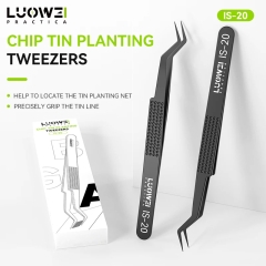 LUOWEI IS-20 3D Tweezers for IC Chips Soldering Repair