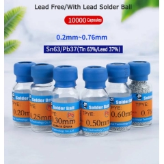 Mechanic Solder Balls For BGA Stencils (10000 PCS / Bottle) (0.2~0.76mm)