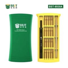 BST-8930 22 in 1 Screwdriver Kit Tweezer Magnetic Screwdriver Bits