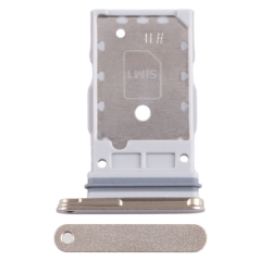 Dual Sim Card Tray For Samsung Galaxy S24 Ultra 5G SM-S928B Gold Ori